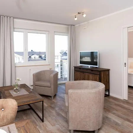 公寓 Strandnahe Mit Balkon, Residenz Bel Vital 41 宾茨