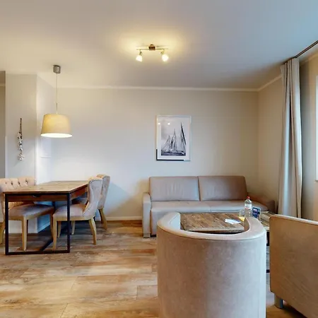 Strandnahe Mit Balkon, Residenz Bel Vital 41 公寓 宾茨